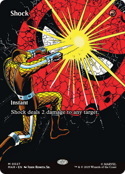 Shock (REGULAR) x1 - MTG Marvel Universe MAR #27 - Image 1