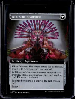 Paleontologist's Pick-Axe/Dinosaur Headdress 36 -LCI-NM-MTG Magic The Gathering - Image 2
