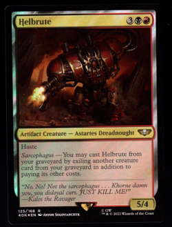 Helbrute 125/168 Rare Surge Foil Warhammer 40K MTG Near Mint - Image 1