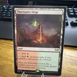 MTG Magic the Gathering Thornspire Verge (270/469) Duskmourn House of Horror LP - Image 1
