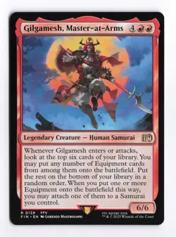 Gilgamesh, Master-at-Arms 0139 (R) MTG FINAL FANTASY (FIN) - Image 1