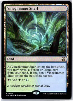 Vineglimmer Snarl R Commander: Modern Horizons 3 405 Near Mint - Image 1