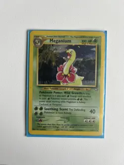 Pokemon Meganium Holo Rare 100 HP Neo Genesis 11/111 Stage 2 English TCG - Image 2
