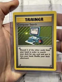 Computer Search – Pokemon TCG Base Set 71/102 Rare NM Near Mint Pokemon Nintendo - Image 2