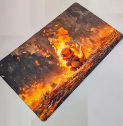 Charmander CCG Playmat - Pokemon Charmander TCG Playmat - TCG 24x14in Brand New - Image 5