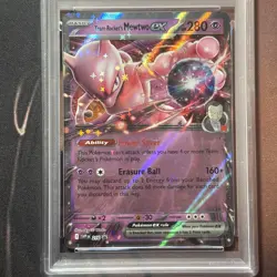 Graded 2025 Pokemon DRI EN Destined Rivals Team Rocket's Mewtwo Ex #081 PSA 10 - Image 2