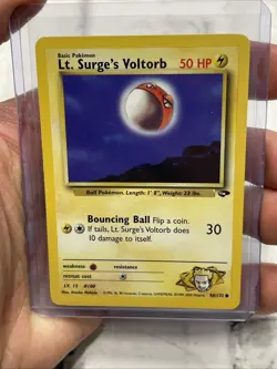 Pokemon TCG - Lt. Surge's Voltorb 86/132 Gym Challenge Regular Unlimited NM Vtg - Image 1