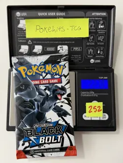 (HEAVY)🔥 22.70g Pokemon TCG Black Bolt Booster Pack Factory Sealed✅ - Image 1