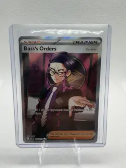 Pokemon Boss's Orders [Corbeau] 256/217 ASC EN Ultra Rare Full Art Holo - Image 1