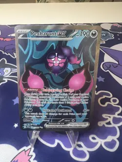 Pokemon 2024 Shrouded Fable Pecharunt ex FULL ART #085/064 Near Mint - Image 1