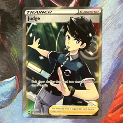 Pokemon Judge TG25/30 Ultra Rare Foil Trainer Swsh12: Silver Tempest TCG - Image 1
