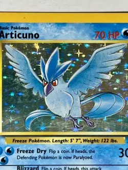 Articuno Fossil Holo Rare 2/62 Unlimited Pokemon TCG LP - Image 4