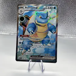 Pokemon TCG Blastoise & Alakazam EX Holo Ultra Rare Scarlet & Violet 151 Mew - Image 3