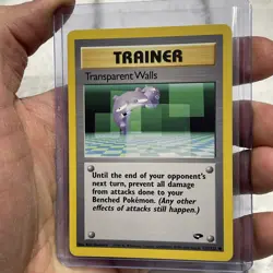 Transparent Walls Common Unlimited Gym Challenge 125/132 Pokemon NM Near Mint - Image 2