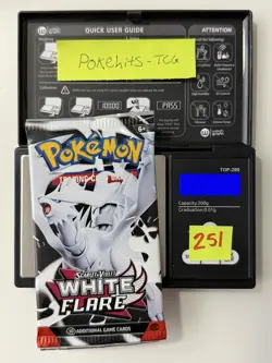 (HEAVY)🔥 22.75g Pokemon TCG White Flare Booster Pack Factory Sealed✅ - Image 1