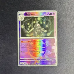 Pokemon Dusclops 036/131 Sv: Prismatic Evolutions Master Ball Pattern - Image 1