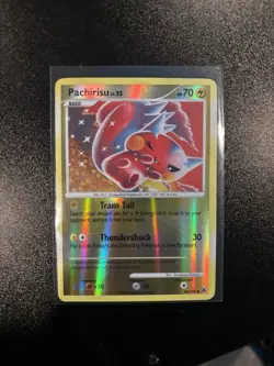 Pokemon Pachirisu Reverse holo Rare Diamond & Pearl 43/100 Basic 70 HP 2008 - Image 1