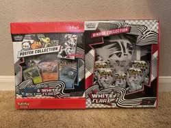 1 Black Bolt 1 White Flare Poster + Binder Collection Sam's Club Bundle Sealed - Image 3