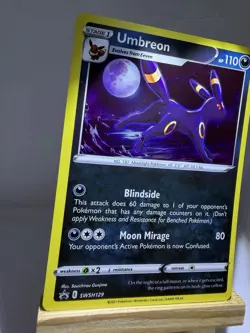 Pokemon Umbreon TCG SWSH129 Sword & Shield Promo Holo - Image 2