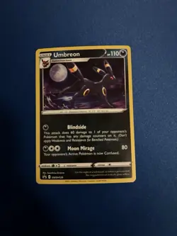 Umbreon Holo Rare Black Star Promo #SWSH129 Pokemon Sword & Shield - Image 1
