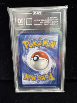 2024 PALDEAN FATES TIN CHARIZARD EX #074 PROMO TAG 10 GEM MINT - Image 2