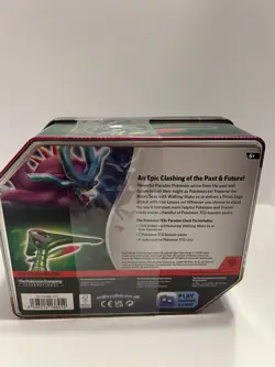 Pokemon TCG Paradox Clash Iron Leaves EX Sealed Tin - Image 2