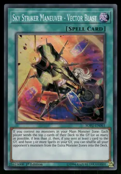 Sky Striker Maneuver - Vector Blast Super Rare Soul Fusion SOFU-EN061 NM - Image 1