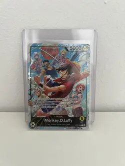 One Piece Card Game Luffy Leader Alt Art OP15-098 Near Mint English - Image 1