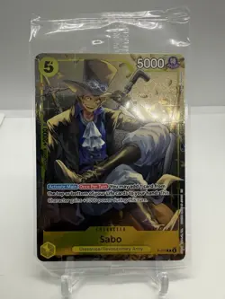 Sabo P-073 One Piece Promotion Cards Foil Sealed Pack Tin Pack Vol.2 English - Image 1