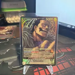 One Piece OP14-079 Crocodile Alt Art Leader - English - Near Mint - Image 1