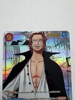 Namco One Piece CCG Shanks Manga Secret Rare Foil OP01-120 Rush - Image 2