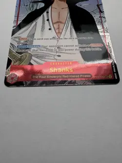 Namco One Piece CCG Shanks Manga Secret Rare Foil OP01-120 Rush - Image 3