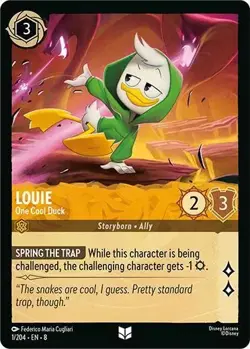 Louie-One Cool Duck 1/204 Reign of Jafar Non-Foil Disney Lorcana - Image 1