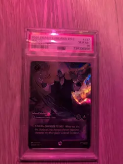 2025 DISNEY LORCANA FABLED 237 HADES INFERNAL SCHEMER ENCHANTED PSA 10 GEM MINT - Image 1