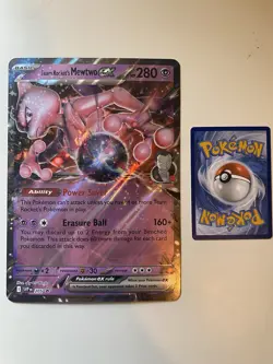 Team Rocket's Mewtwo ex 205 Jumbo Cards Holo - Image 1