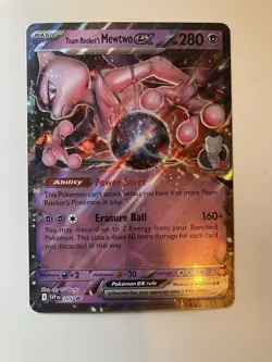 Team Rocket's Mewtwo ex 205 Jumbo Cards Holo - Image 2