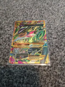 Pokemon Mega Rayquaza EX Card 98/98 English Edition XY Ancient Origins - Image 1