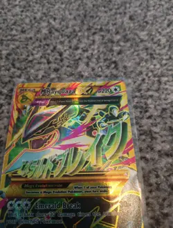 Pokemon Mega Rayquaza EX Card 98/98 English Edition XY Ancient Origins - Image 2