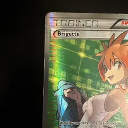 Brigette 161/162 BREAKthrough Full Art Pokemon Card - MP - Image 2