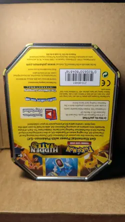 Pokemon Hidden Fates Gyarados GX Tin Opened With Promo NM - Image 3