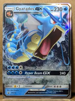 Pokemon Hidden Fates Gyarados GX Tin Opened With Promo NM - Image 5