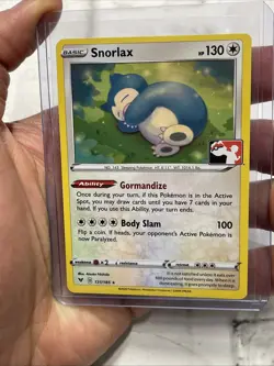 Snorlax 131/185 Prize Pack Series Card NM/MT Non Holo Pokemon Nintendo TCG 2020 - Image 1