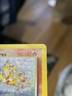 Pokemon 2000 Blaine's Moltres Gym Heroes Holo Card 1/132 - MP condition - Image 4