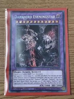 Yu-gi-oh Darklord Eveningstar BPRO-EN036 Secret Rare Mint Card - Image 2