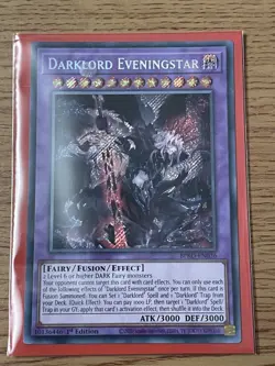 Yu-gi-oh Darklord Eveningstar BPRO-EN036 Secret Rare Mint Card - Image 3