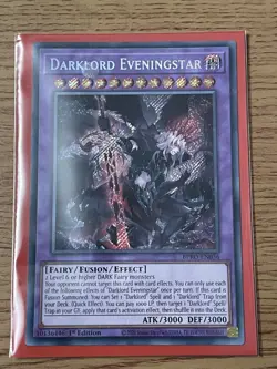 Yu-gi-oh Darklord Eveningstar BPRO-EN036 Secret Rare Mint Card - Image 4