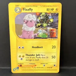 Pokemon Flaaffy Expedition Base Set 077/165 Christmas 2002 Eng Card - LP - Image 1