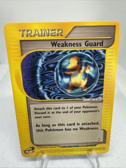 Pokemon Card - Weakness Guard Aquapolis 141/147 Non Holo Bubble Charmander NM/LP - Image 1