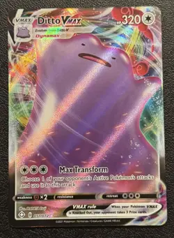 Ditto VMAX 051/072 - Shining Fates - Ultra Rare Holo Pokemon Card Near Mint - Image 1