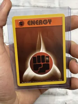 Pokemon Card Fighting Energy Original Base Set 97/102 Vintage Vtg NM/MT Nintendo - Image 1